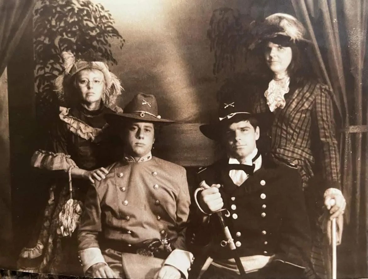 Millie Winget, Steve White, Mary Majors and Bill at Chattanooga Choo Choo 1982