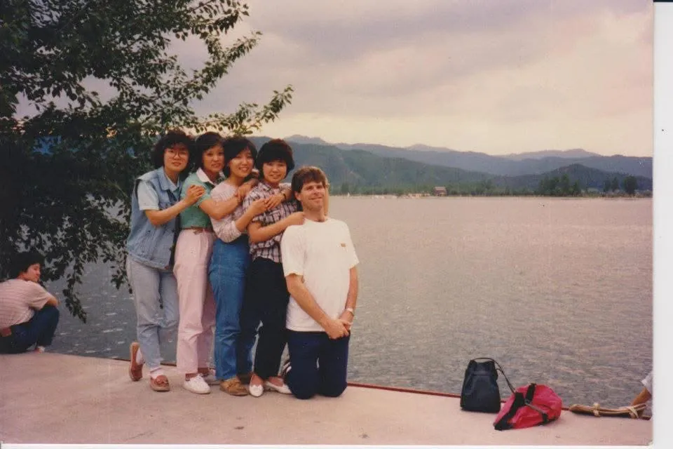 Singing ensemble four members with Jakyung on the left